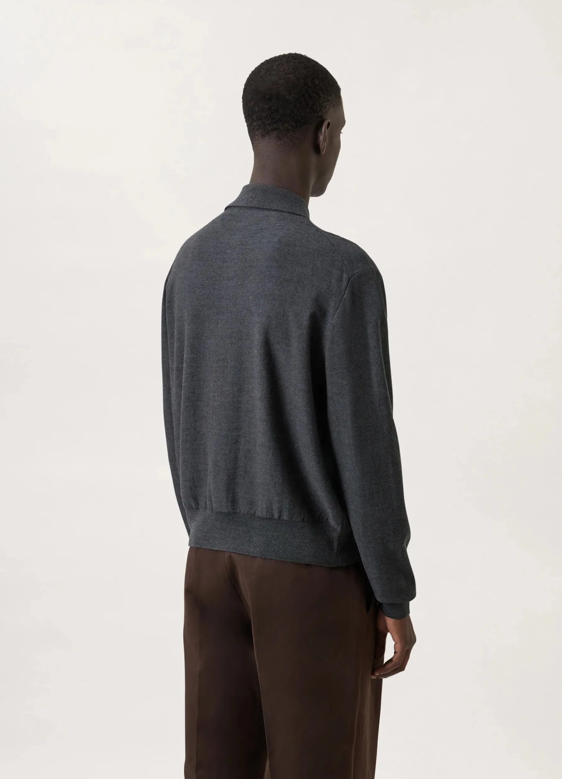 Convertible Collar Knit Shirt