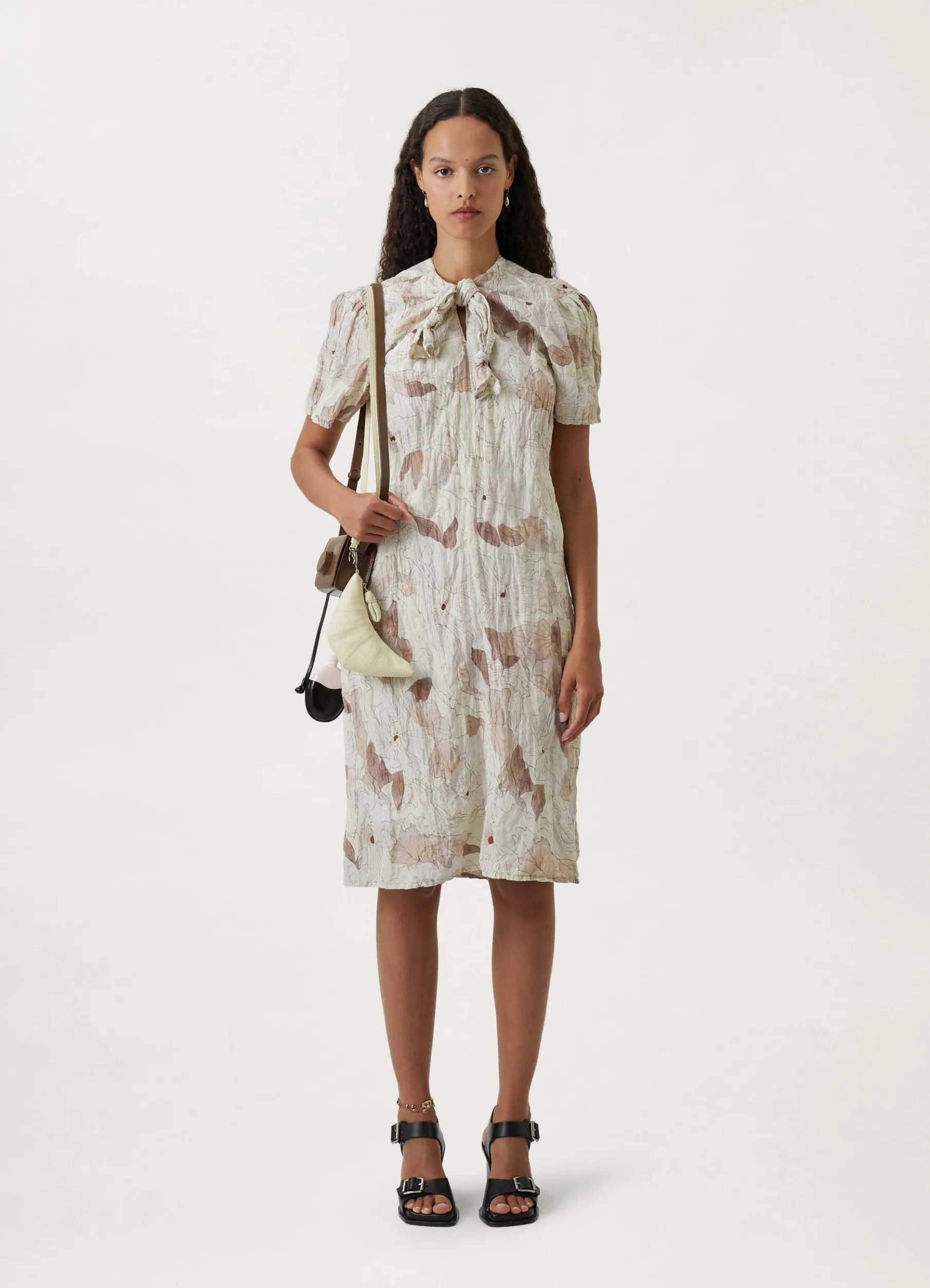 Crinkled Loose Dress