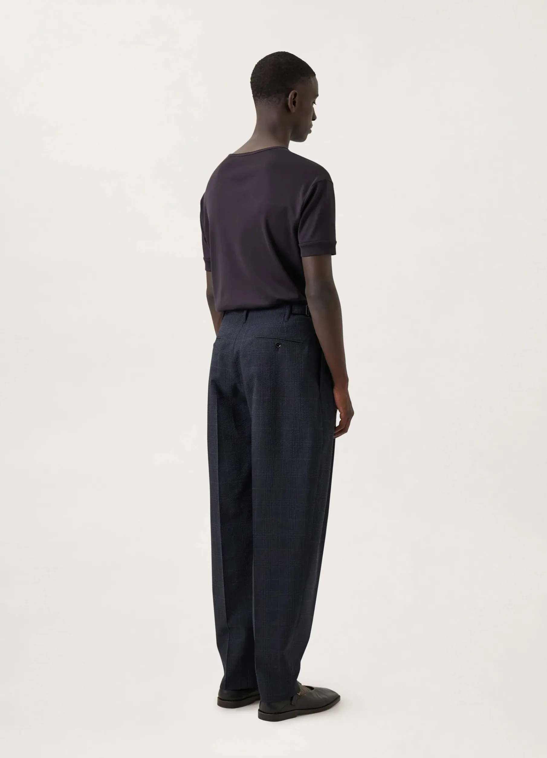 Pleated Tapered Pants