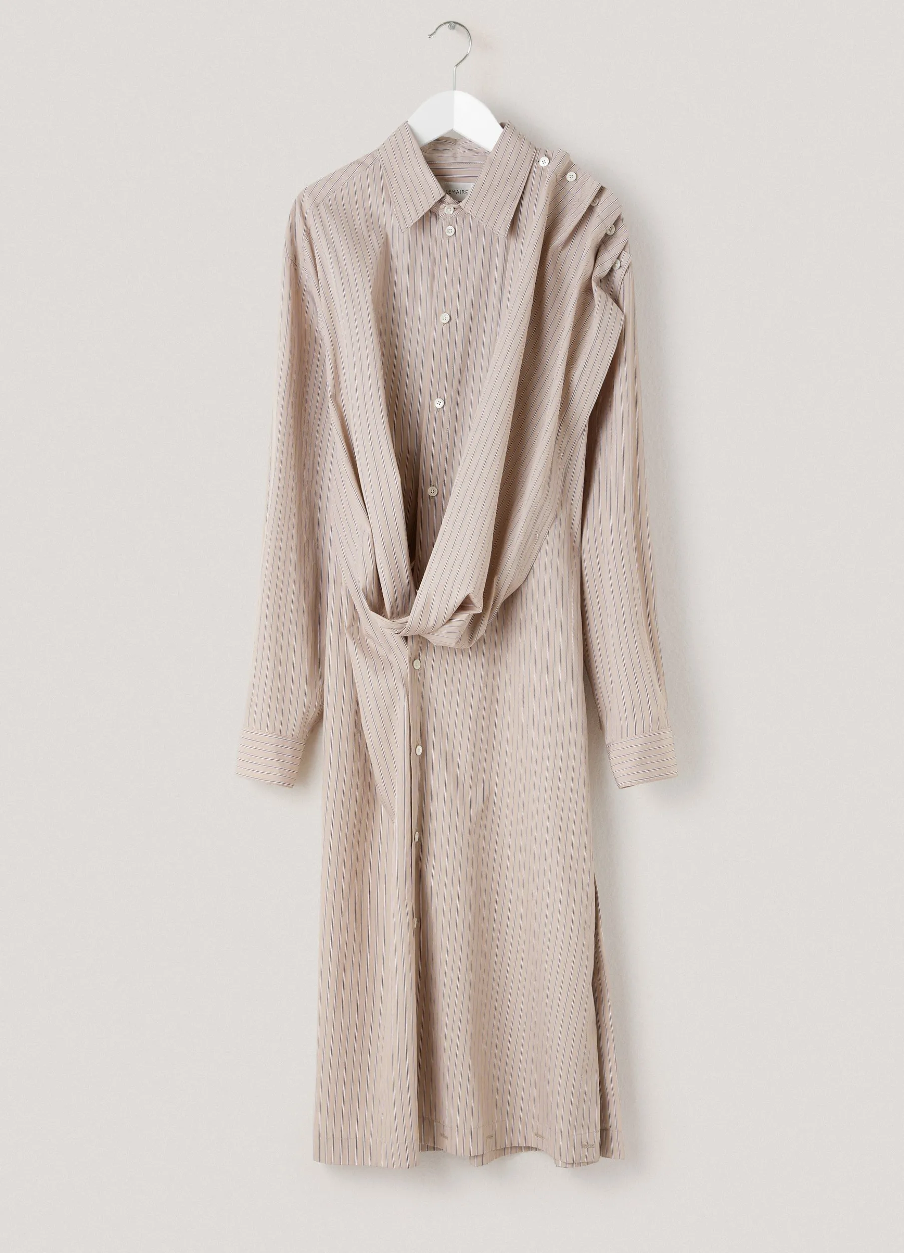 Playful Buttoned Shirt Dress