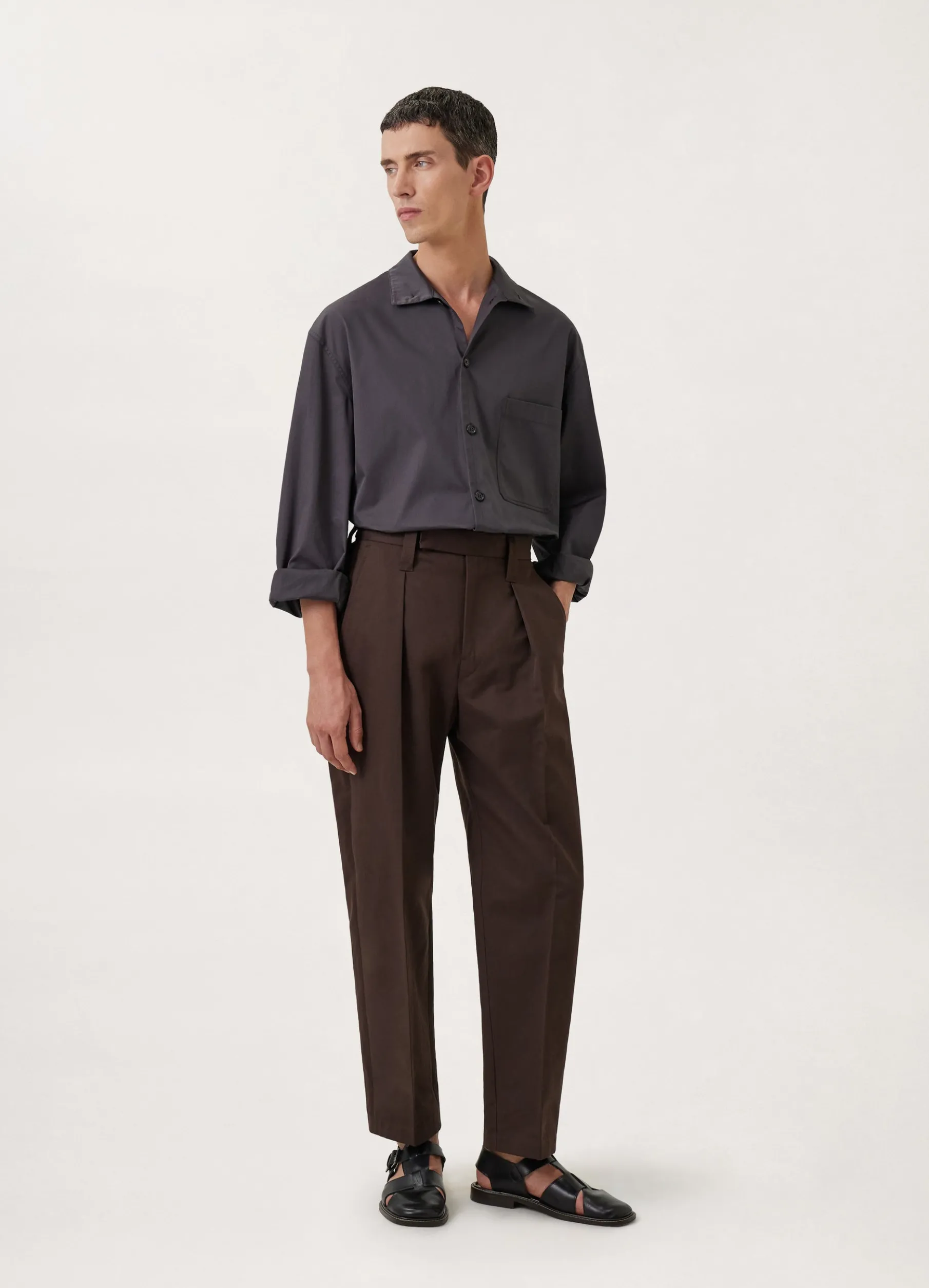 One Pleat Pants