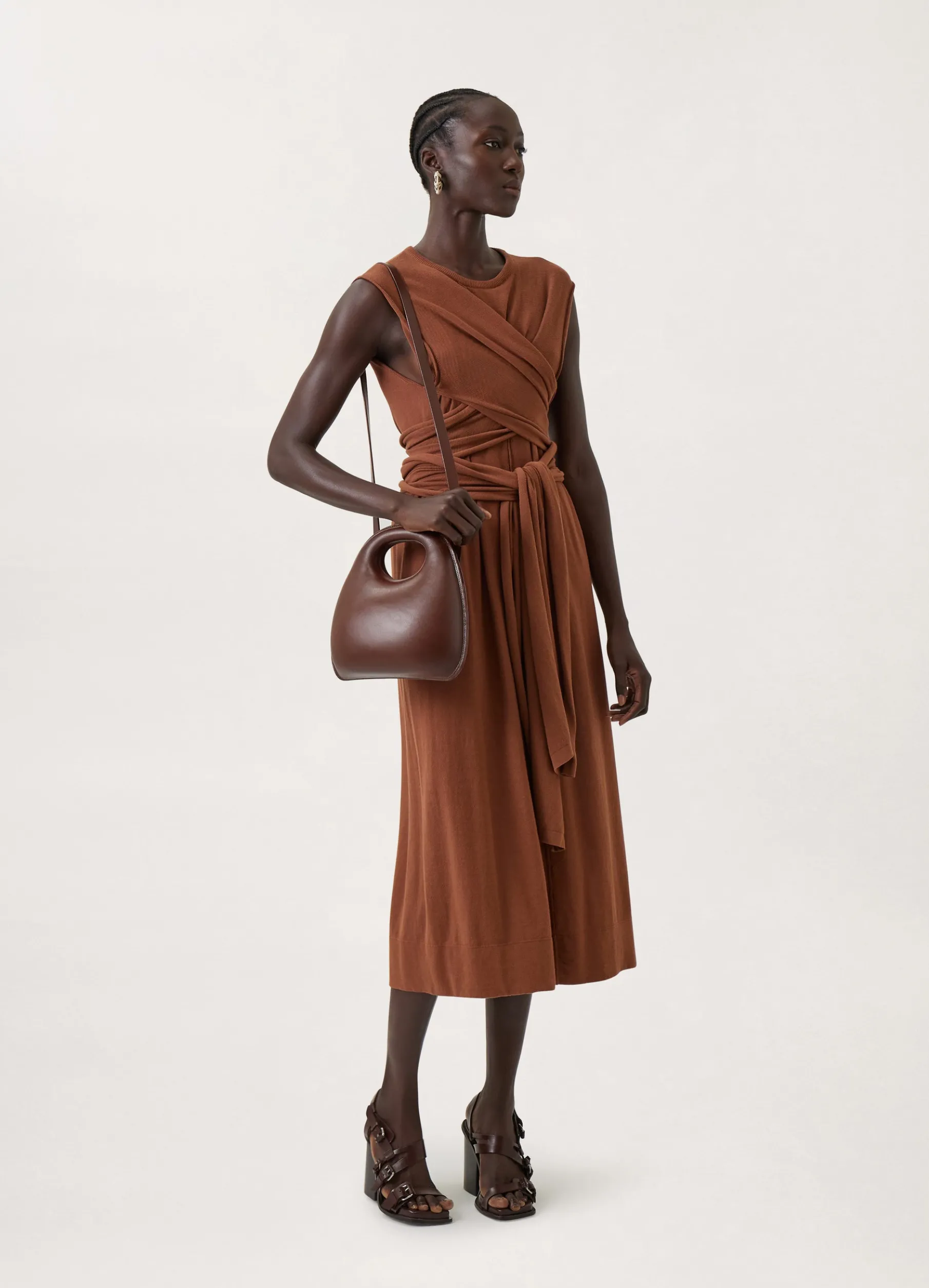 Knotted Sleeveless Dress