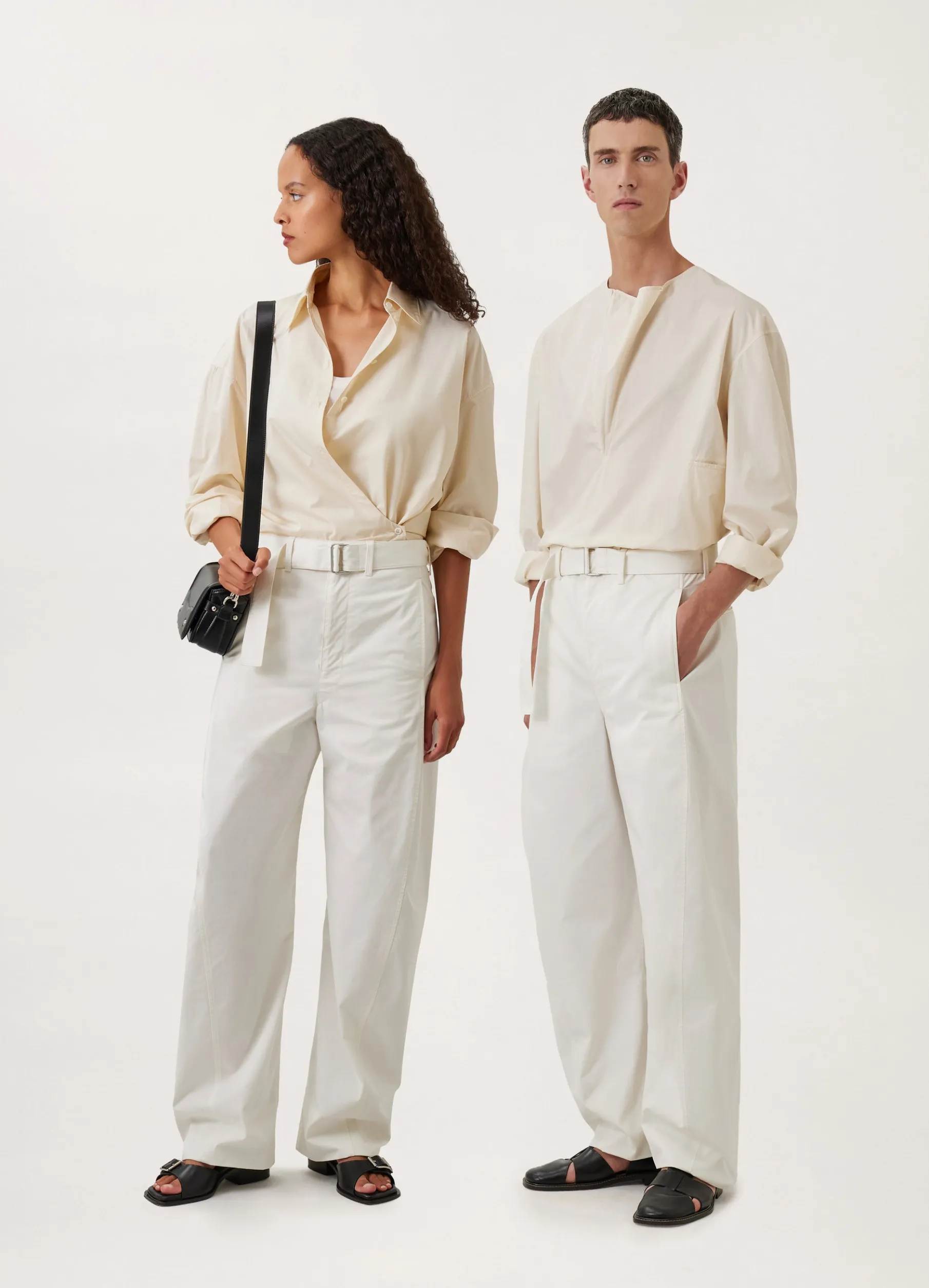 Light Belted Twisted Pants