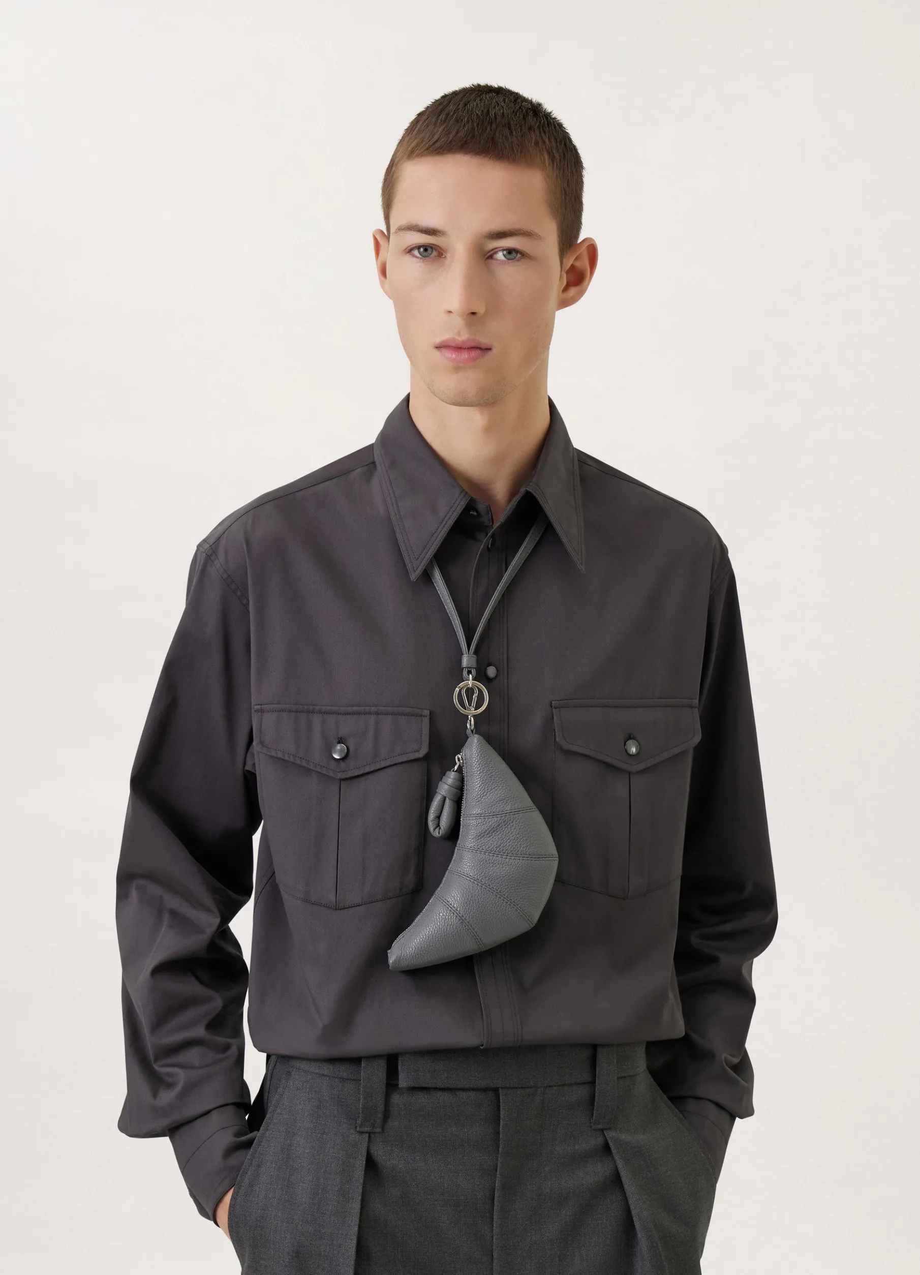 Croissant Coin Purse Necklace