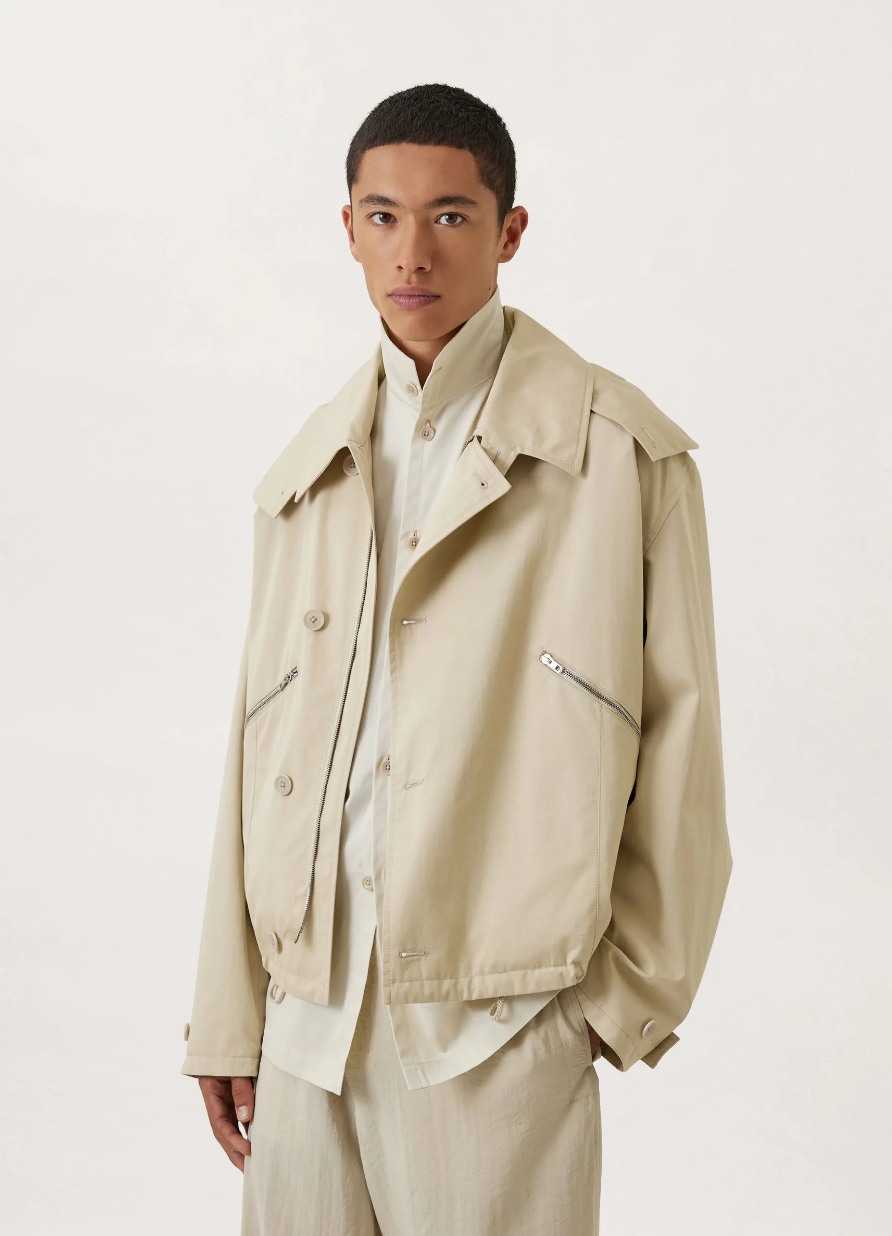 Boxy Military Blouson