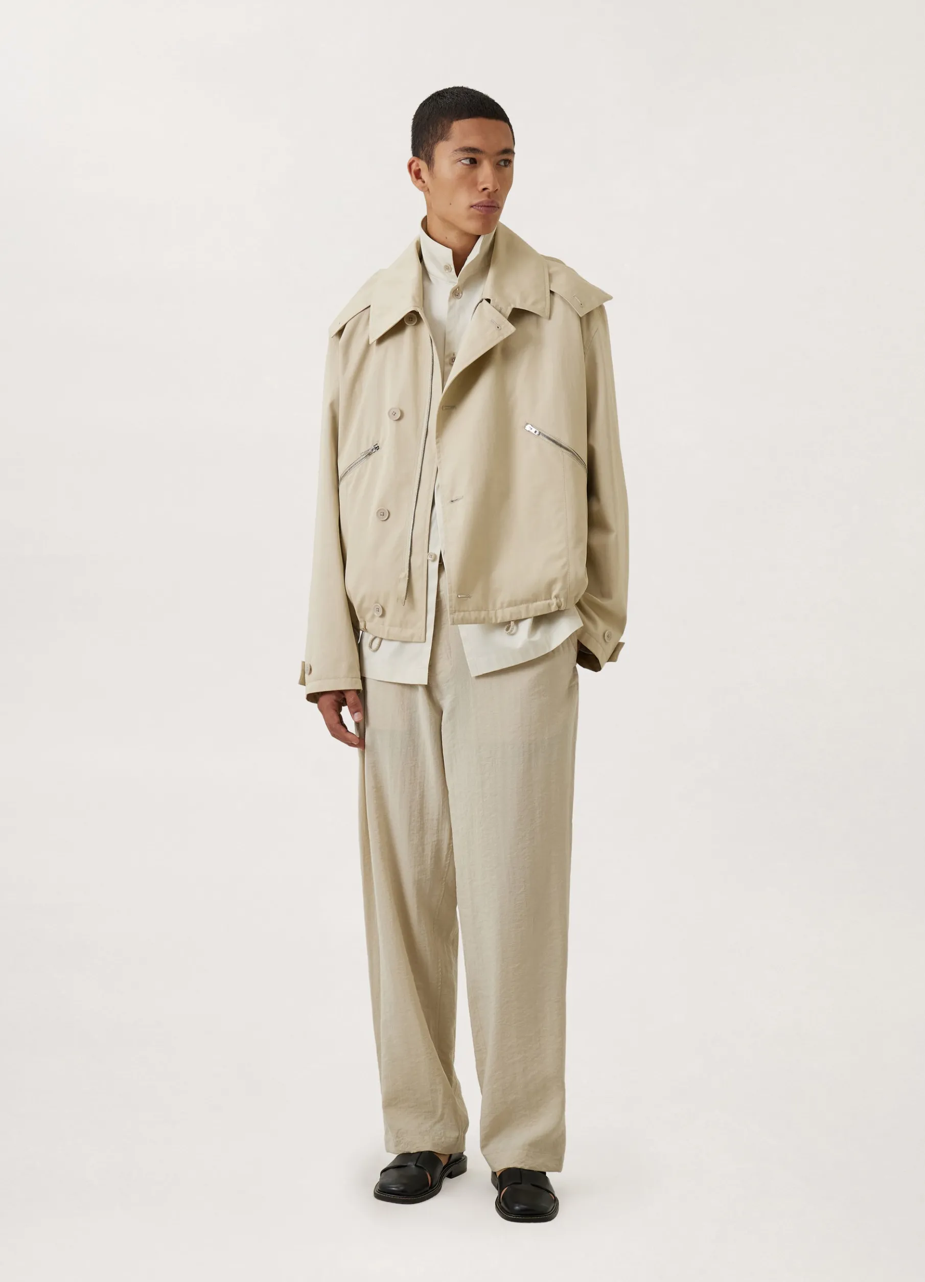 Boxy Military Blouson