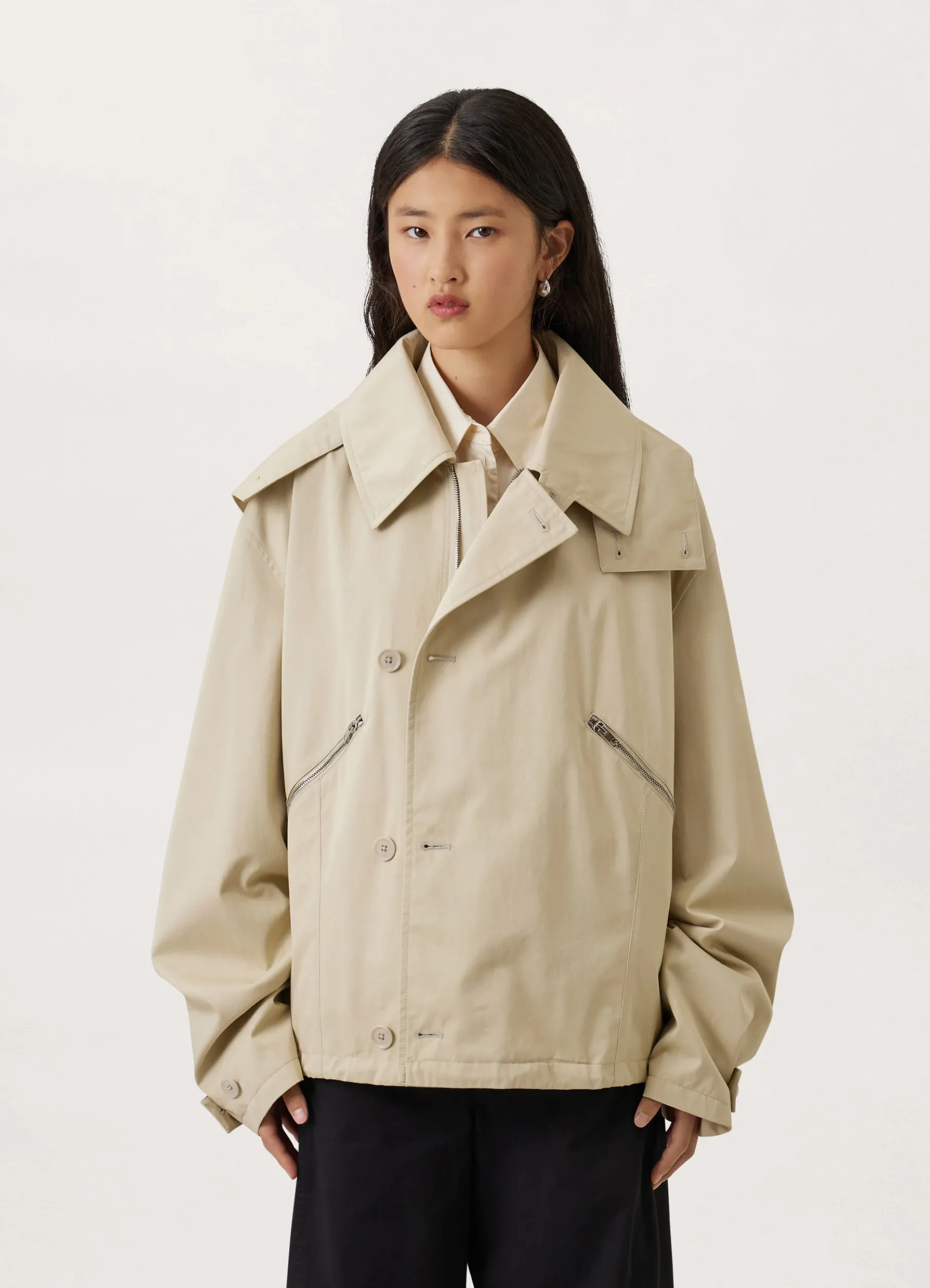 Boxy Military Blouson