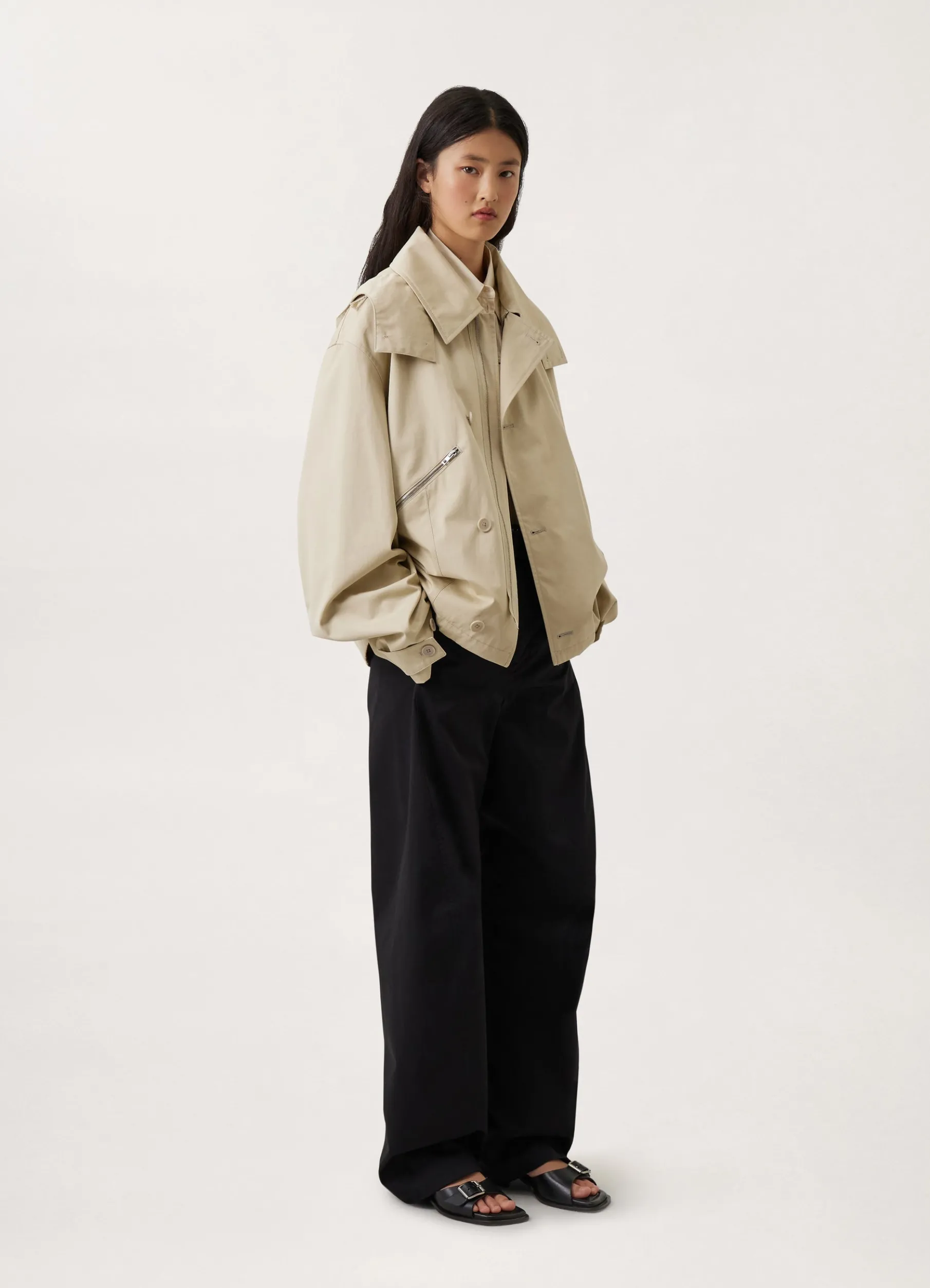 Boxy Military Blouson