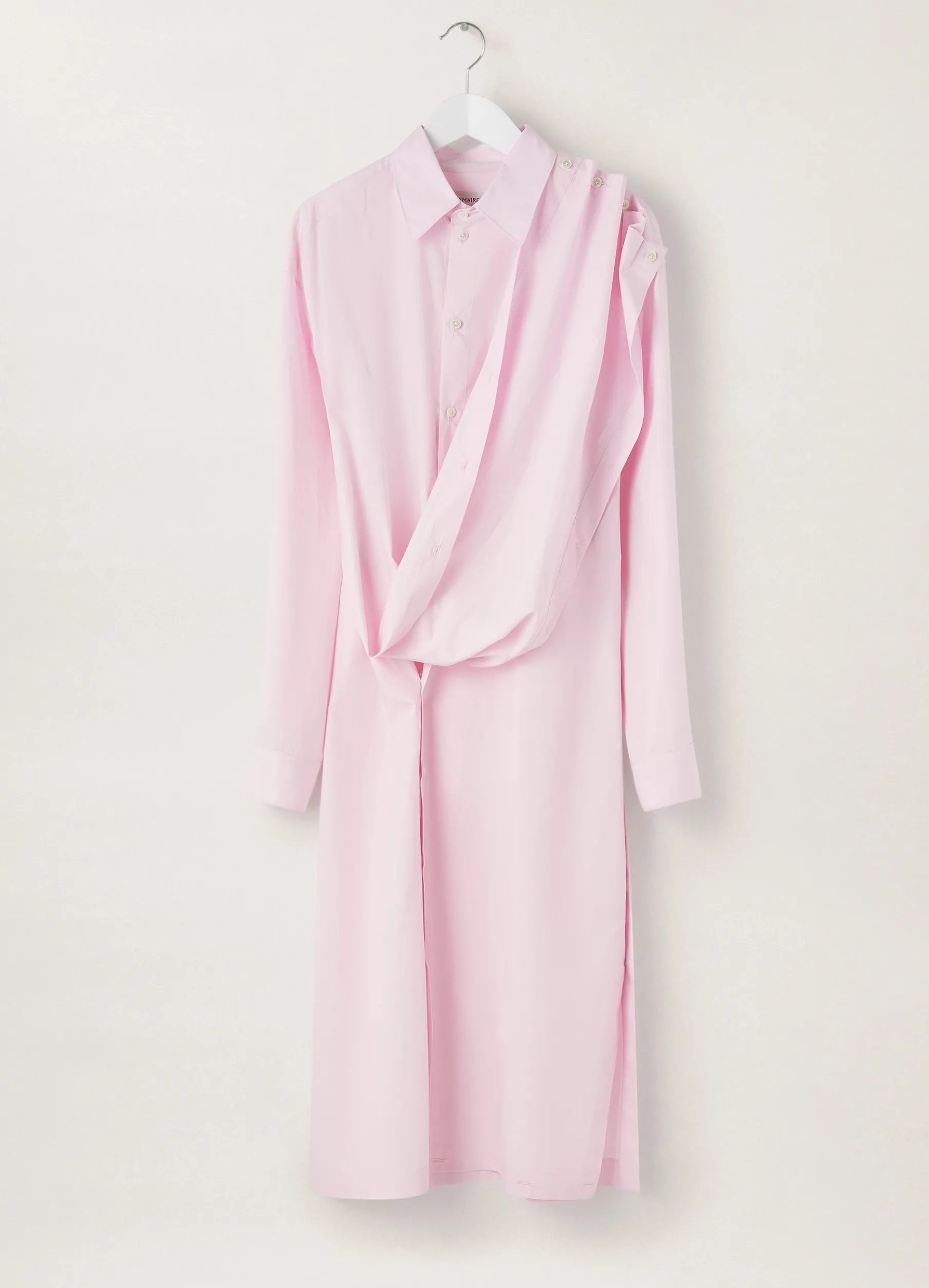 Playful Buttoned Shirt Dress