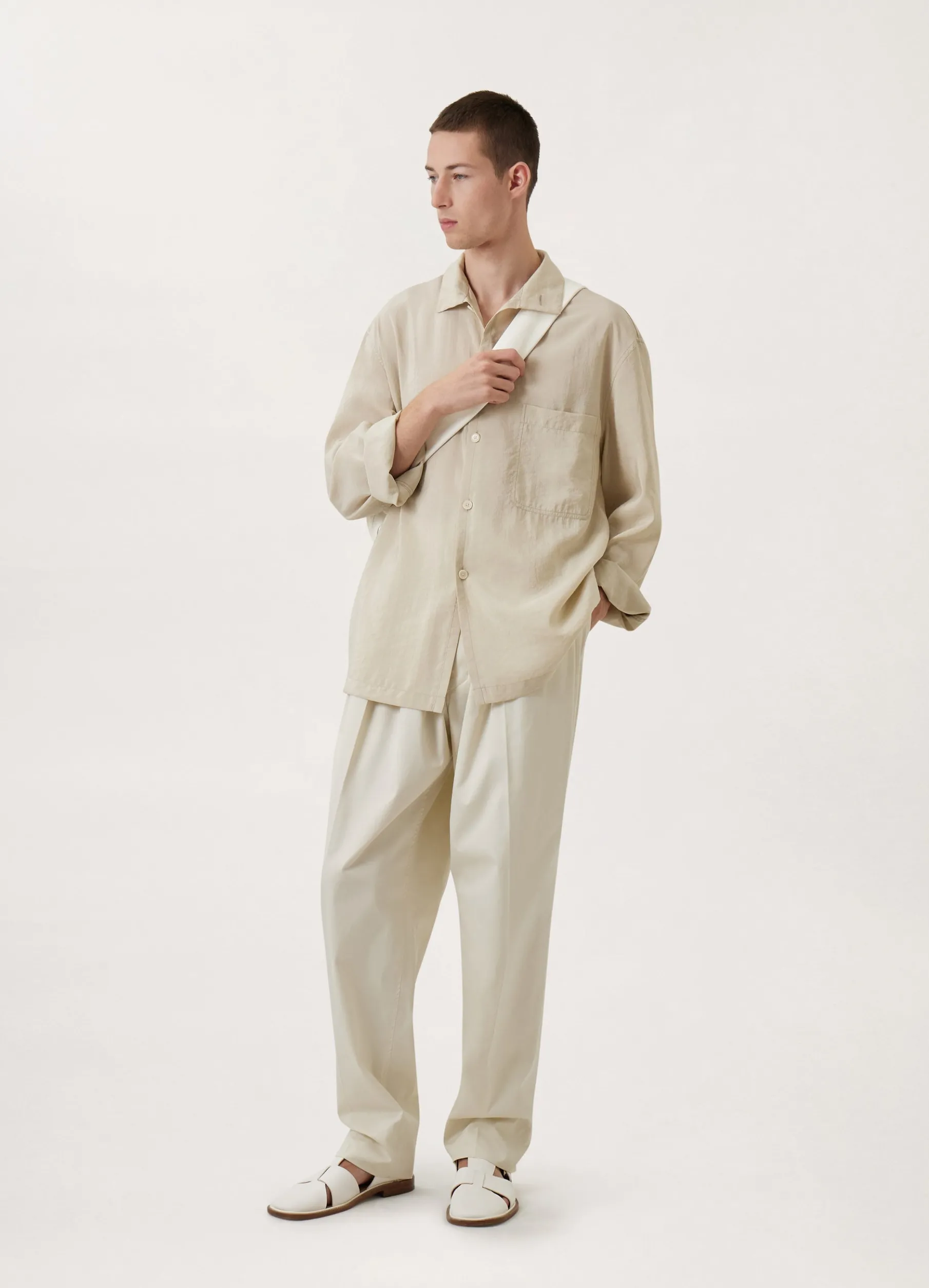 Pleated Relaxed Pants