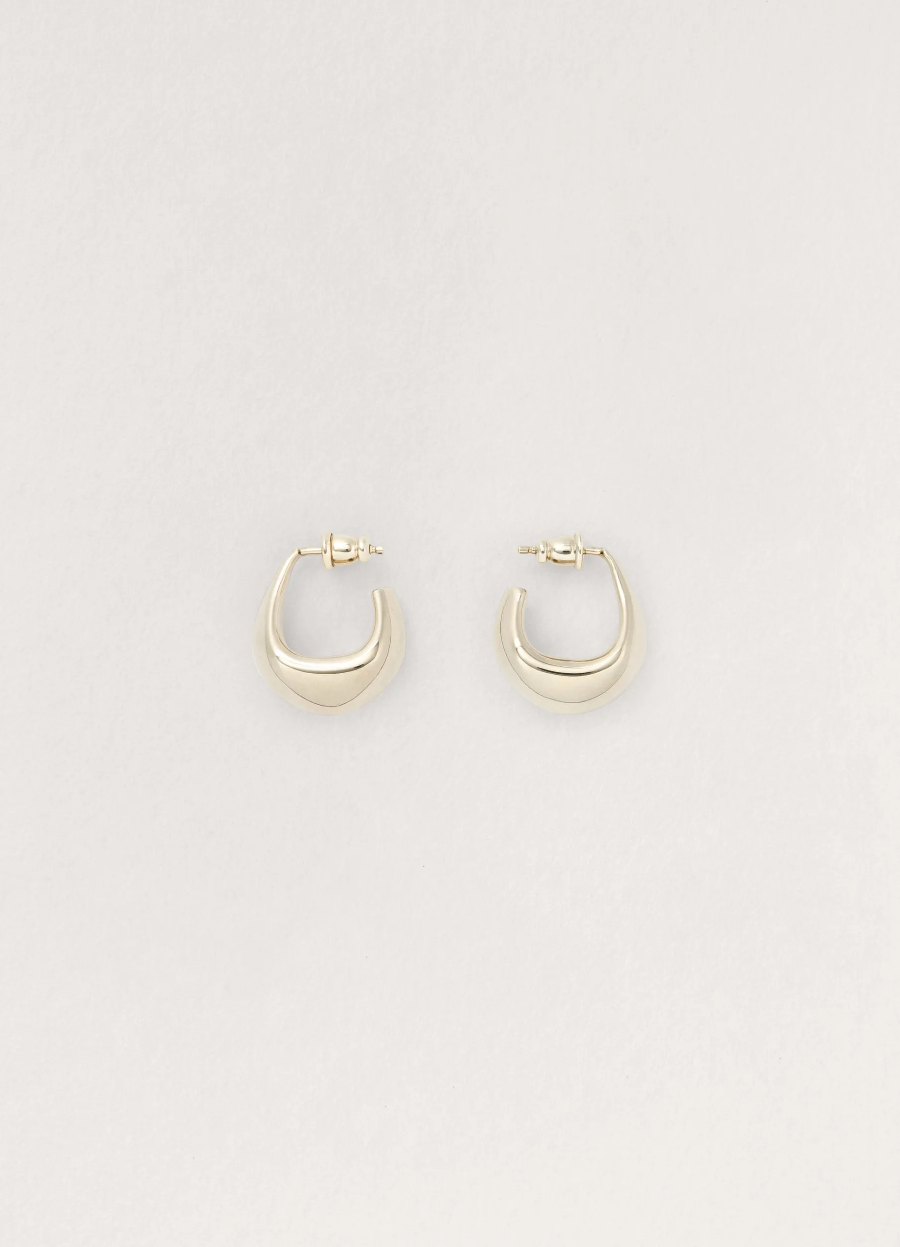 Curved Mini Drop Earrings