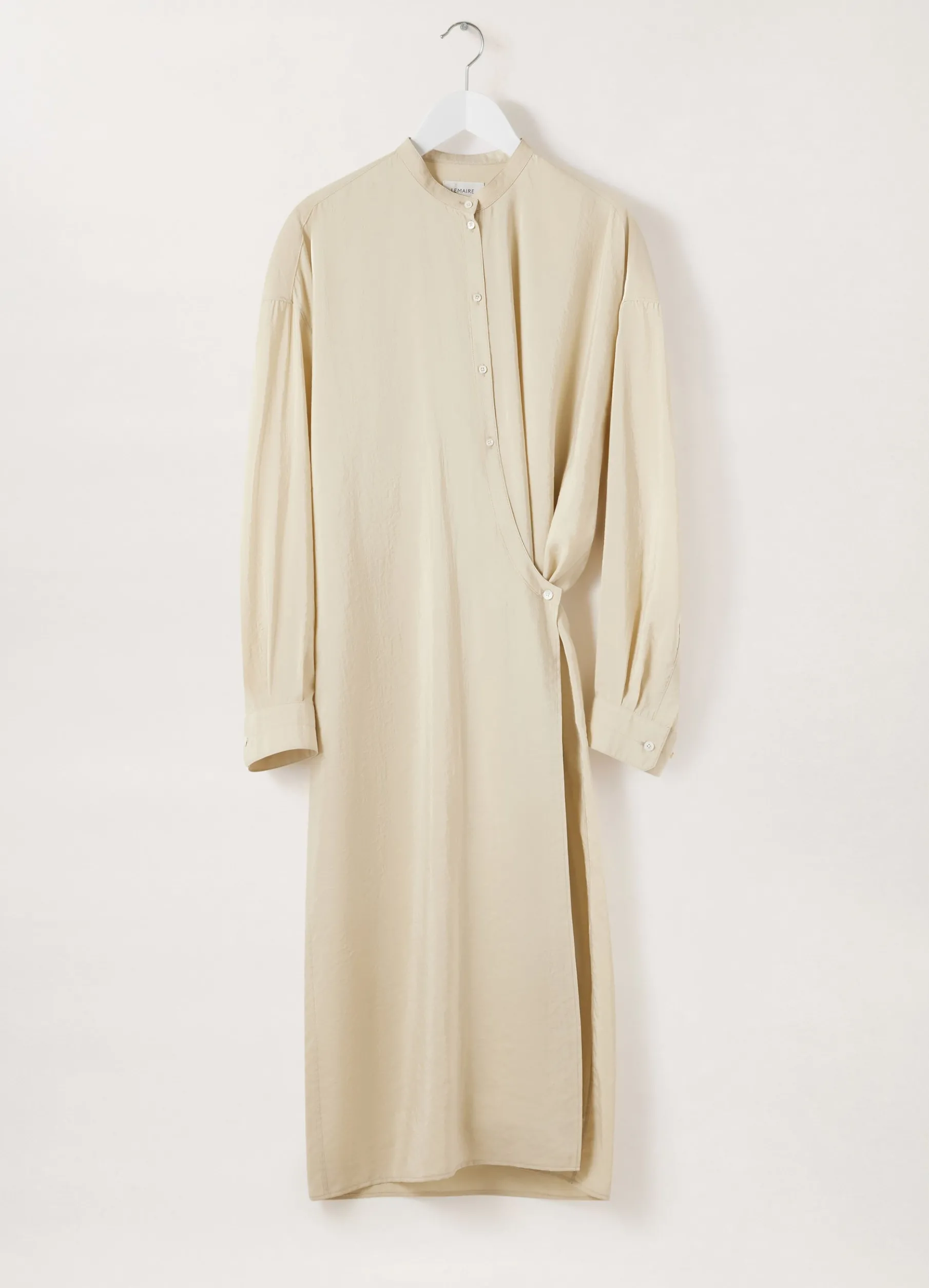 Officer Collar Twisted Dress