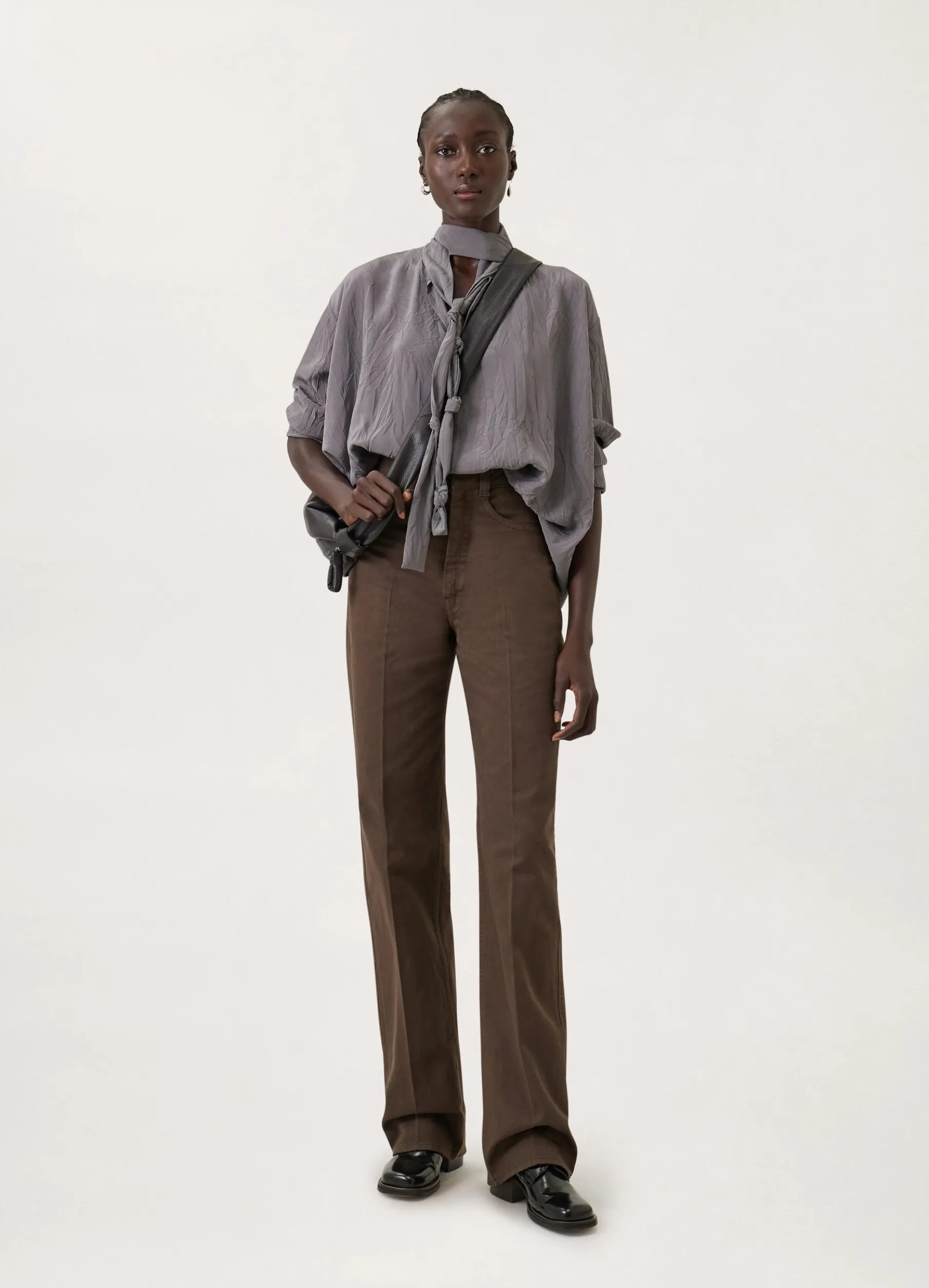 Denim High Waisted Pants