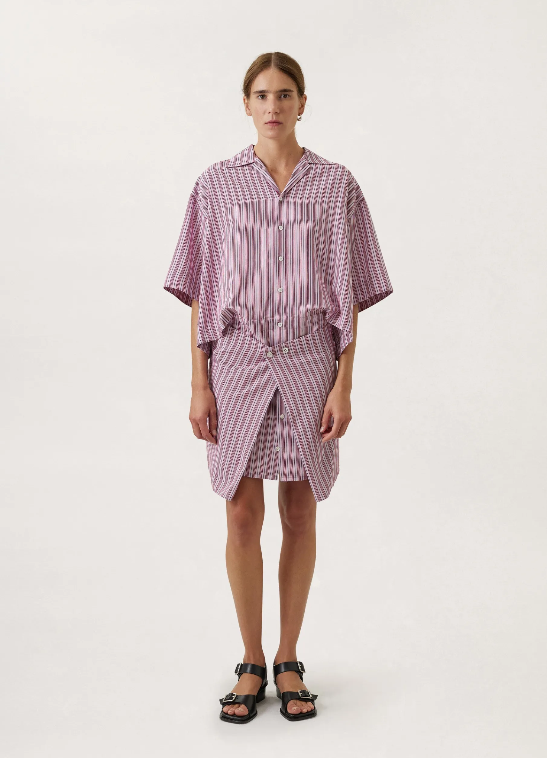Apron Shirt Dress