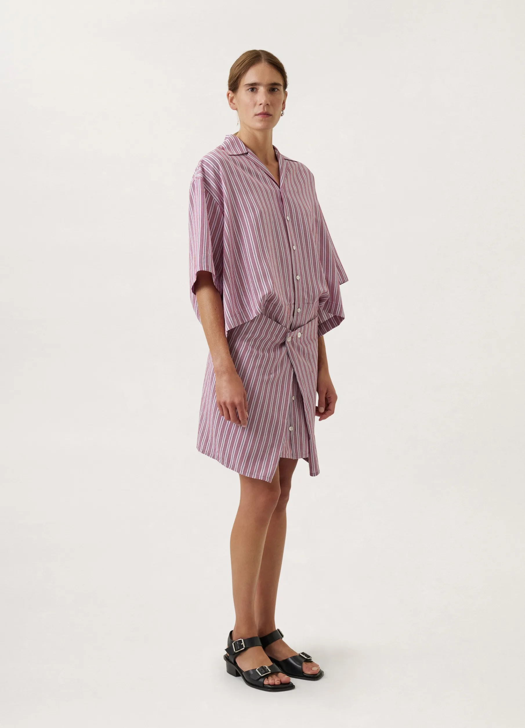 Apron Shirt Dress