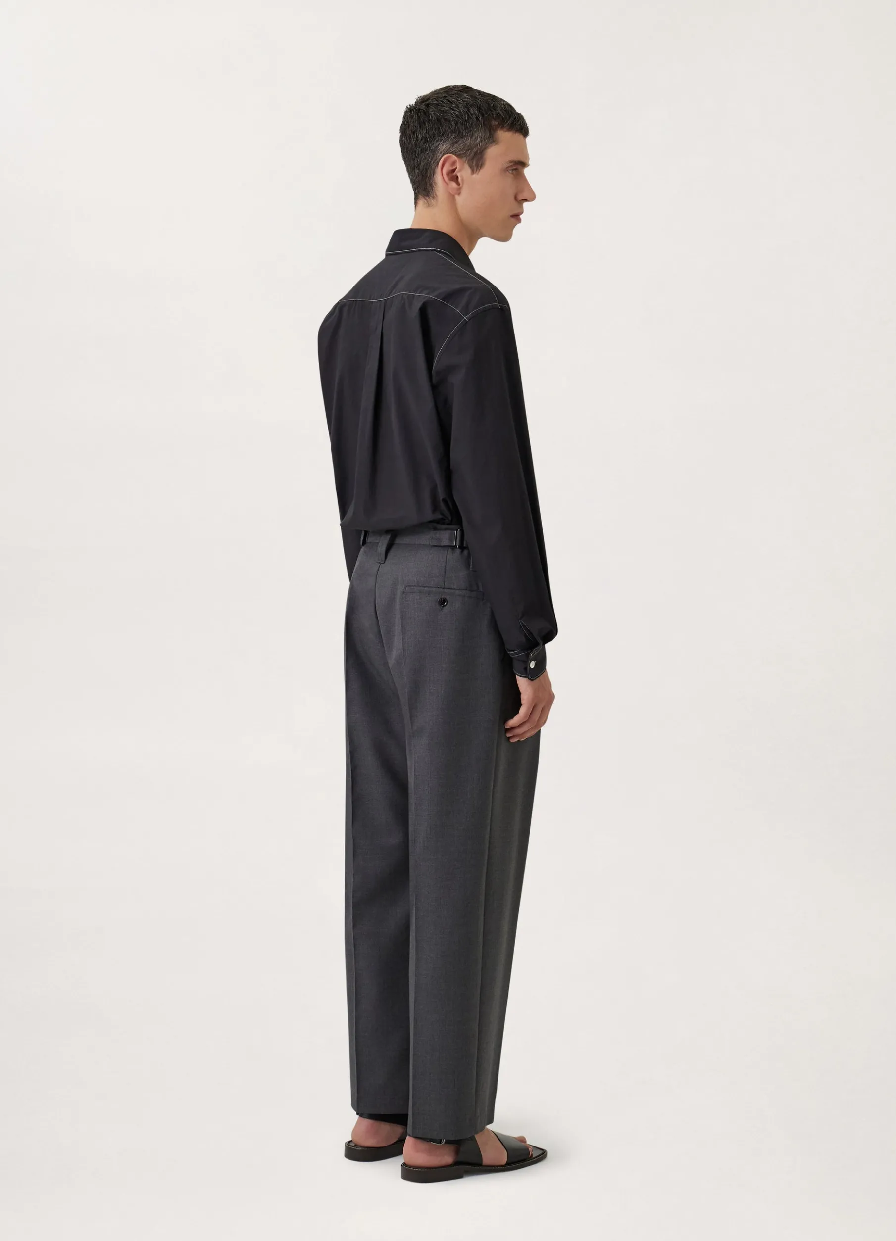 One Pleat Pants