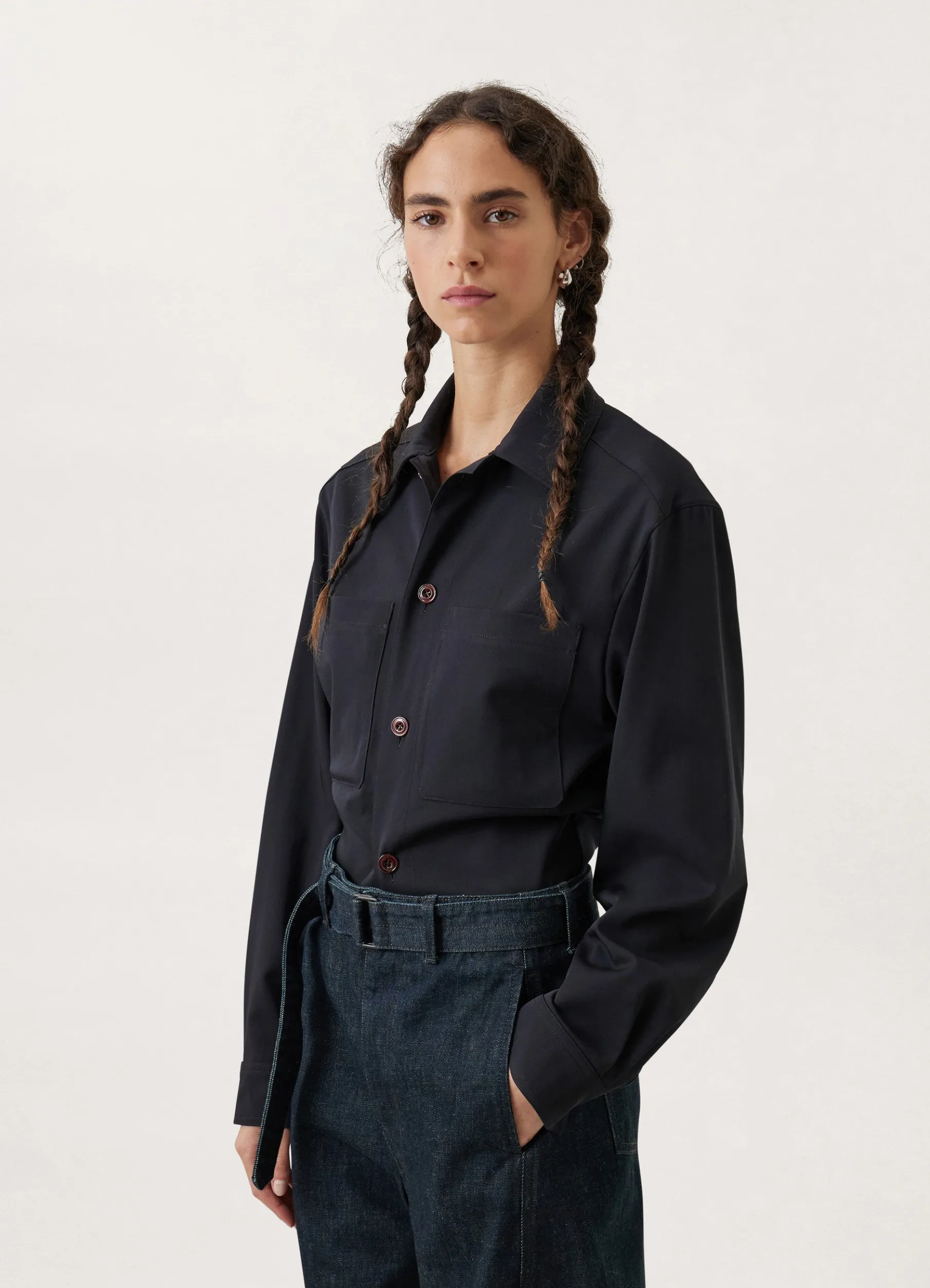 Fitted Two Pocket Shirt