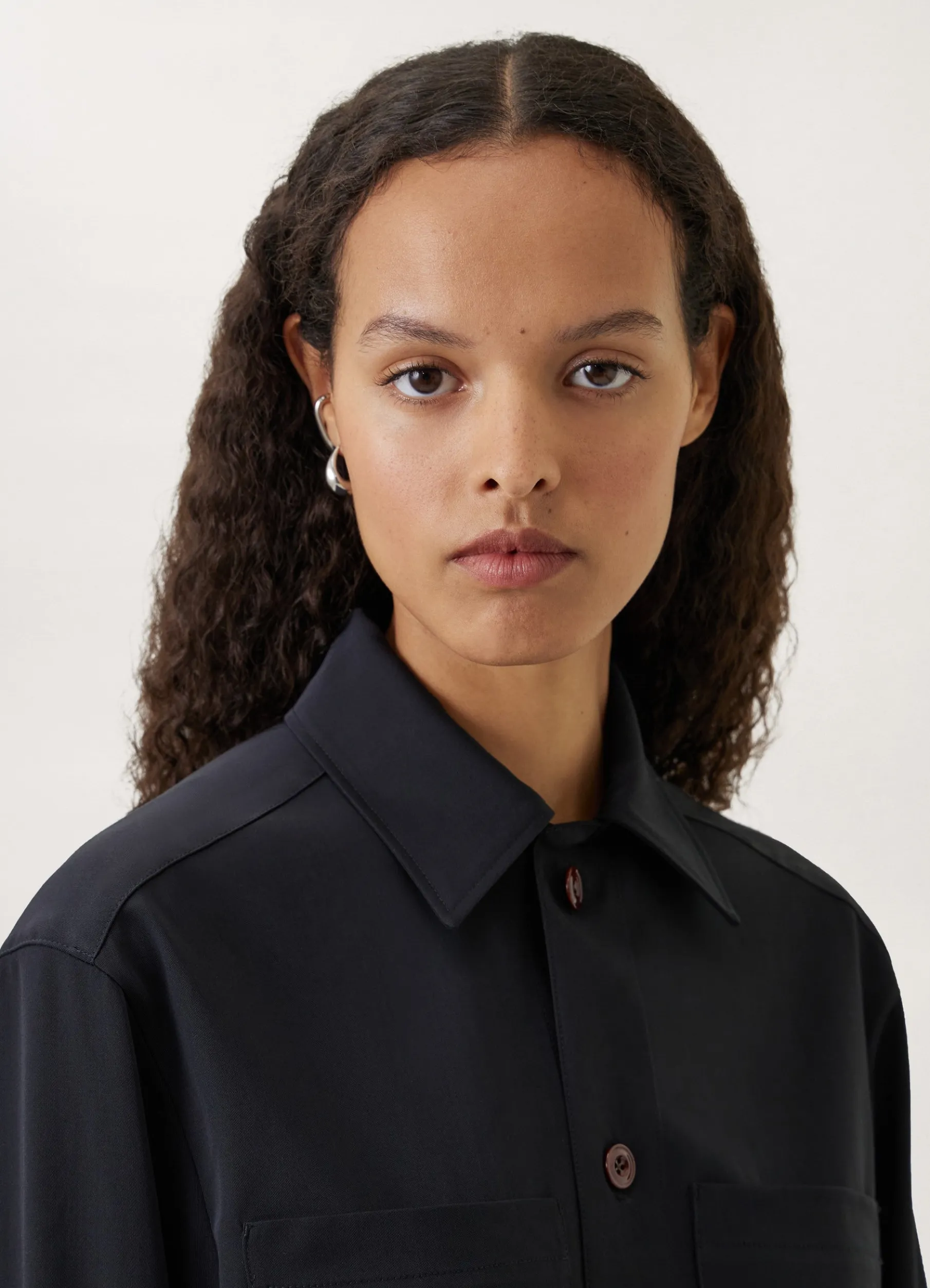 Fitted Two Pocket Shirt