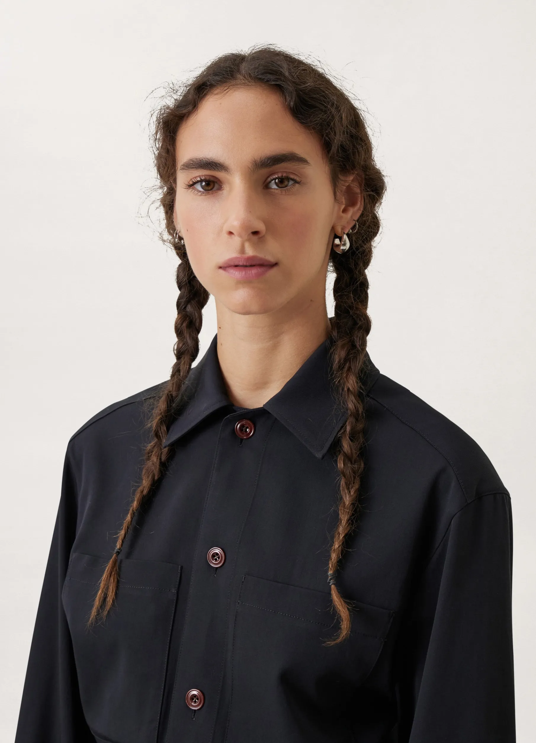 Fitted Two Pocket Shirt