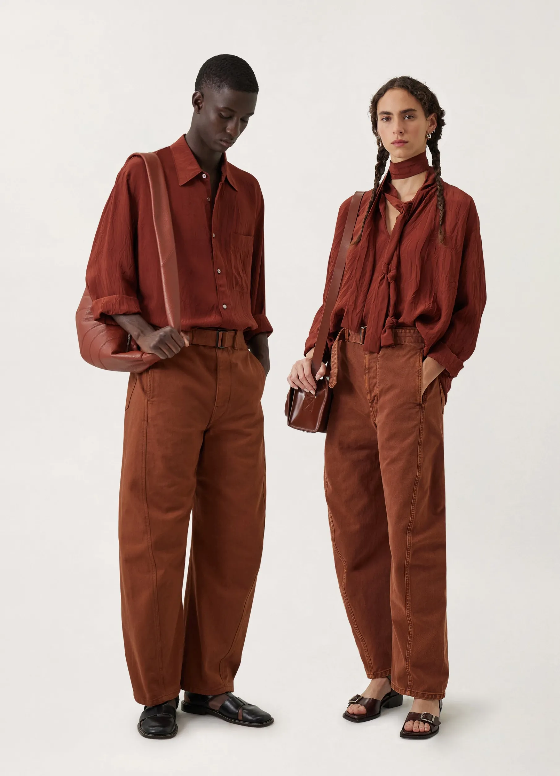 Twisted Belted Pants